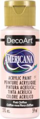 Americana Acrylic Paint 2oz Pink Chiffon Semi Opaque