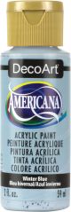 Americana Acrylic Paint 2oz Winter Blue Opaque