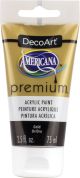 Americana Premium Acrylic Metallic Paint Tube 2.5oz Gold