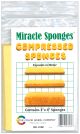 Compressed Sponges 4 Per Pkg 3 Inch X4 Inch
