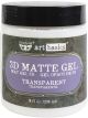 Finnabair Art Basics 3D Matte Gel 8.5oz Transparent