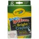 Crayola Washable Dry Erase Crayons Bright 8 Per Pkg