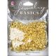 Jewelry Basics Metal Findings 300 Per Pkg Gold Split R