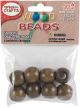 Round Wood Beads 20mm 8 Per Pkg Walnut