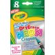 Crayola Washable Dry Erase Crayons Neon 8 Per Pkg