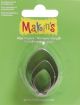 Makins Clay Cutters 3 Per Pkg Bulb Ornament