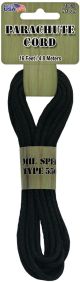 Parachute Cord 4mmx16 Black