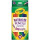 Crayola Watercolor Pencils 12 Per Pkg Long