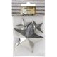 Tin Metal Shapes 3 Per Pkg Stars 1.5 Inch 3 Inch