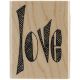 Dyan Reaveley S Dylusions Mounted Stamp Love Word 1 Pack of 1 piece