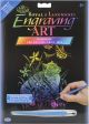 Rainbow Foil Engraving Art Kit 8 inch X10 inch Kitten and Butterflies