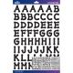 Sticko Alphabet Stickers Black Dot Large
