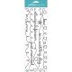 Jolees Boutique Dimensional Stickers 2 Per Pkg Wedding Words Black Borders