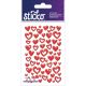 Sticko Stickers Red Hearts