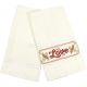 Charles Craft Aberdeen Velour Hand Towel 14 Count 16.5 inch X27 inch Ecru