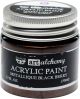 Finnabair Art Alchemy Acrylic Paint 1.7 Fluid Ounces Metallique Black Berry