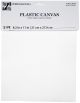 Darice Perforated Plastic Canvas 14 Count 8.5 inch X11 inch 2 Per Pkg White