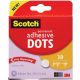 Scotch Permanent Adhesive Dots 3D Pop Up .43 inch 75 Per Pkg