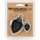 Finnabair Mechanicals Metal Embellishments Heart Locket Pendants 2 Per Pkg