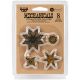 Finnabair Mechanicals Metal Embellishments Steampunk Blades 8 Per Pkg