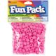 Fun Pack Acrylic Pony Beads 250 Per Pkg Pink