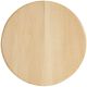 Basswood Circle Thin Plaque 6 Inch X6 Inch X.31 Inch