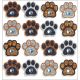 Jolee s Cabochon Dimensional Repeat Stickers Paw P