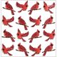Jolees Cabochon Dimensional Repeat Stickers Cardinals