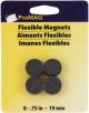 ProMag Flexible Round Magnets .75 Inch 8 Per Pkg