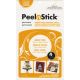 Peel N Stick Adhesive Sheets 5.5 inch X8.75 inch 4 Per Pkg