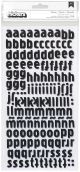 American Crafts Foam Alphabet Stickers Wonder Black 298 Per Pkg