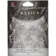 Jewelry Basics Metal Charms Silver Shapes 9 Per Pkg