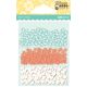 Jillibean Soup Shaker Card Sequin Pack Watercolor with Shapes 600 Per Pkg