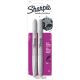 Sharpie Metallic Fine Point Permanent Markers 2 Per Pkg Silver