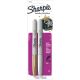 Sharpie Metallic Fine Point Permanent Markers 2 Per Pkg Gold and Silver