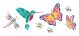 Stencil Magic Decorative Stencils Butterflies and More 5.25 Inch X13 Inch