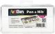 ArtBin Pen and Nib Case 7.375Inch X3.625Inch X.6875Inch Clear