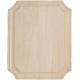 Basswood French Corner Plaque 8 Inch X10 Inch X.75 Inch