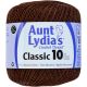 Aunt Lydias Classic Crochet Thread Size 10 Fudge Brown