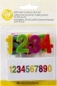 Candle Pick Set 3 Inch Numerals Rainbow 10 Per Pkg