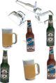Eyelet Outlet Shape Brads 12 Per Pkg Beer