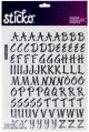 Sticko Alphabet Stickers Brush Black