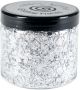 Creative Expressions Cosmic Shimmer Gilding Flakes 200ml Silver Moon