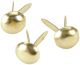 Creative Impressions Mini Metal Paper Fasteners 3mm 100 Per Pkg Round Gold