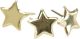 Creative Impressions Metal Paper Fasteners 50 Per Pkg Stars Gold