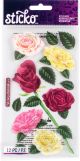 Sticko Vellum Stickers Roses