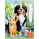 Junior Small Paint By Number Kit 8.75 Inch X11.75 Inch Family Pets