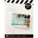 Heidi Swapp Lightbox Original Inserts 50 Per Pkg Alphabet Bold White On Clear