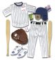 Jolee s Boutique Dimensional Stickers Baseball