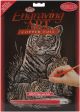 Copper Foil Engraving Art Kit 8 inch X10 inch Tiger and Cubs